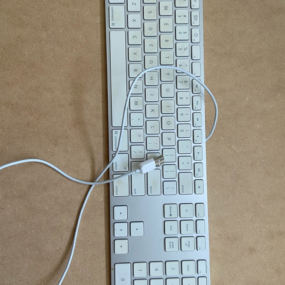 Apple wired keyboard Model No.: A1243
